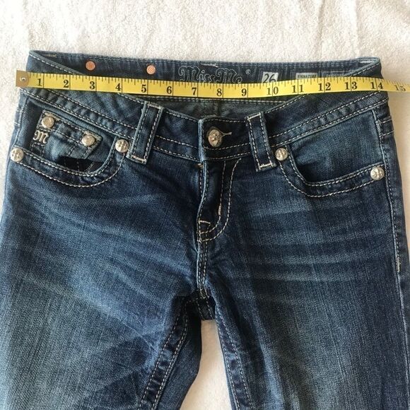 Miss Me Signature Straight Jeans, Size 26 - Picture 7 of 10